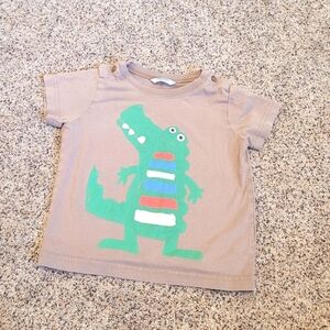 Baby Boden Dinosoar Shirt Size 12-18 Months